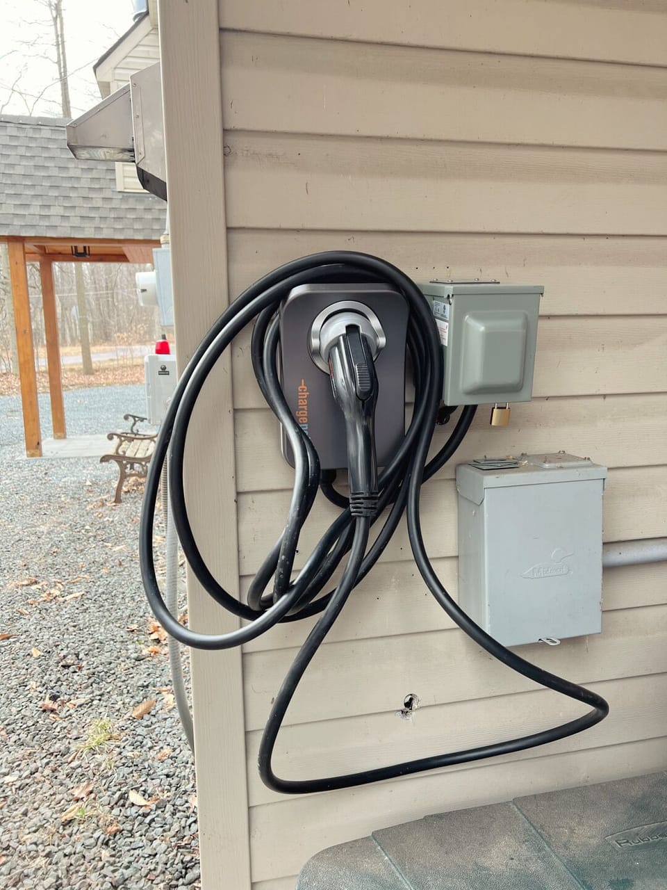 Chargepoint level 2 EV charger 