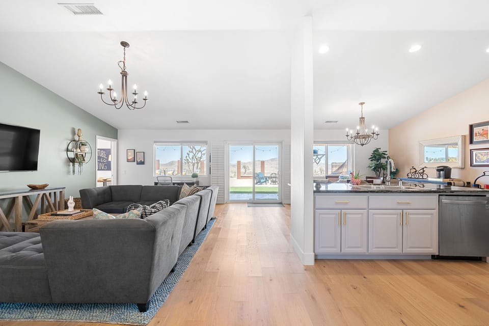 Welcoming open floor plan with beautiful views from inside too