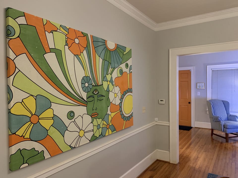 View from Dining Room towards front door