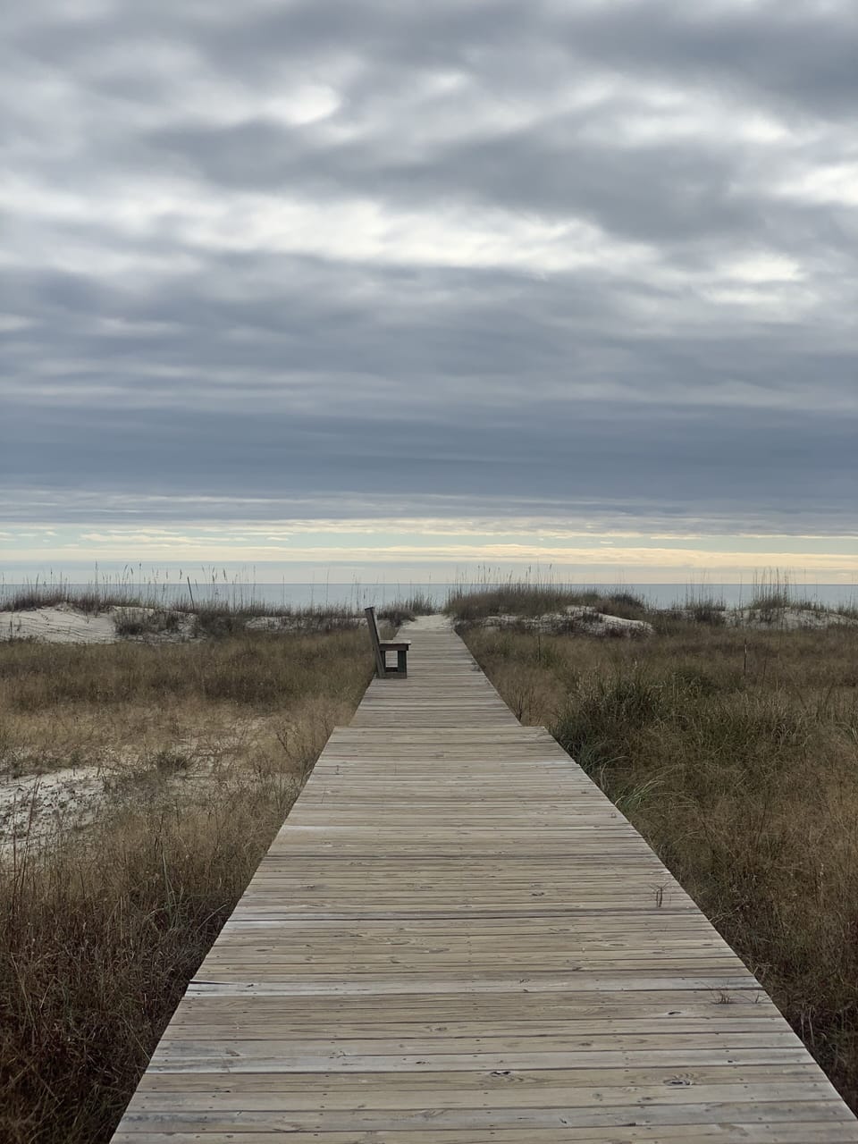 Boardwalk to beach. 