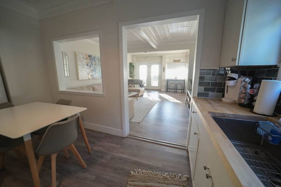 A kitchen with everything you need, and a view to boot