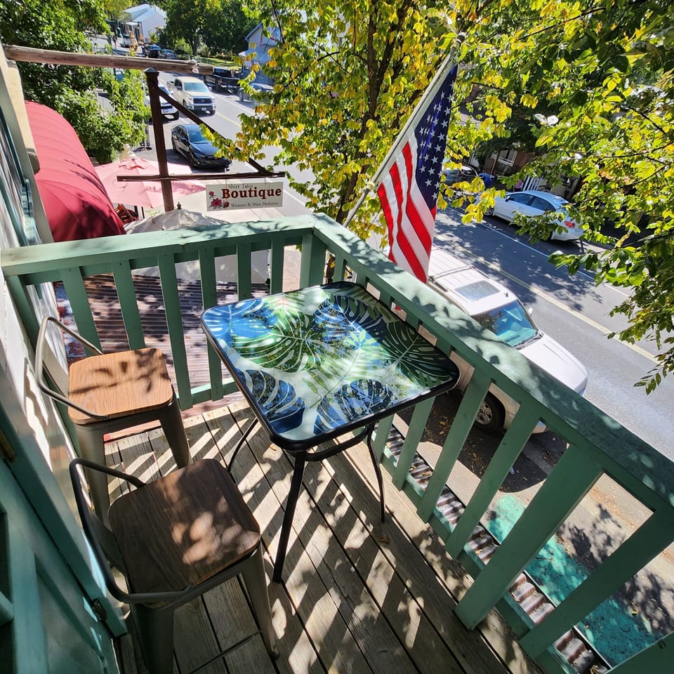 King Room Balcony Sitting Area