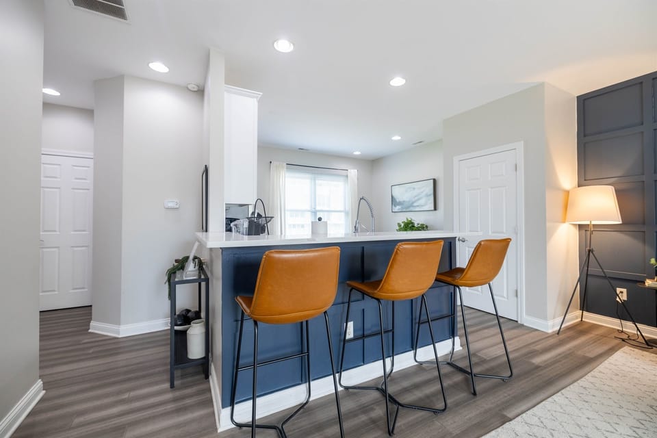 Whether it's breakfast or dinner, this charming dining room sets the perfect scene for every meal!