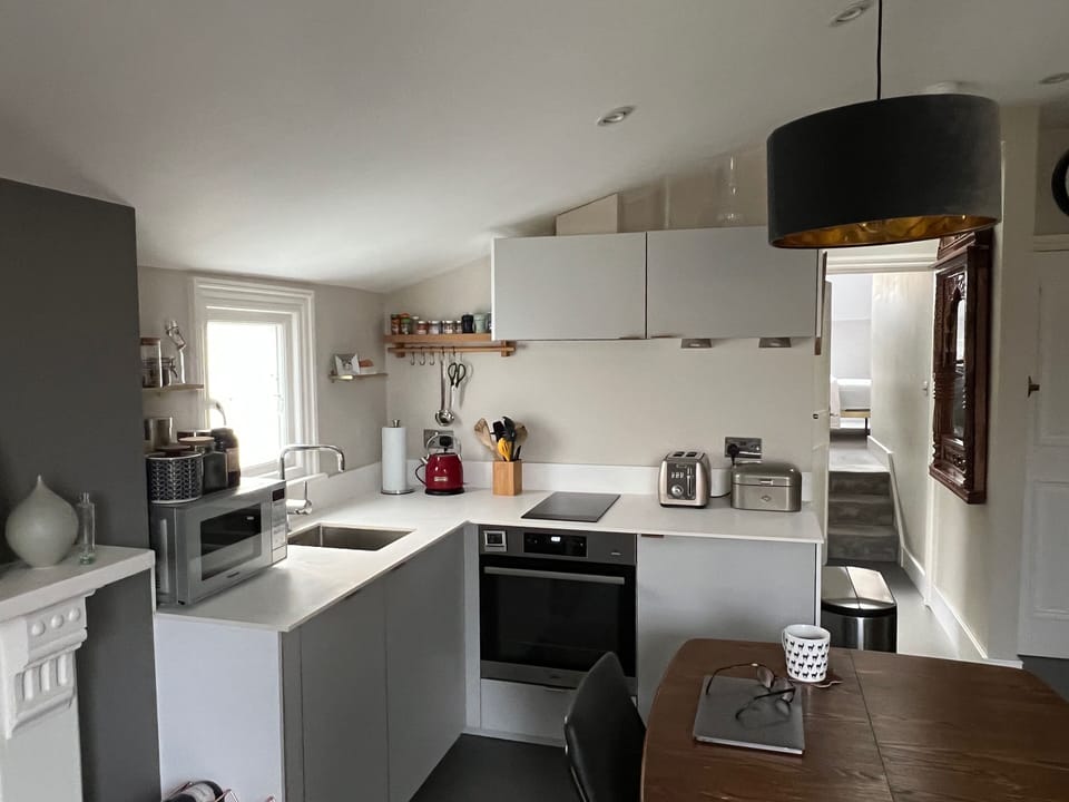 Kitchen in open plan living room