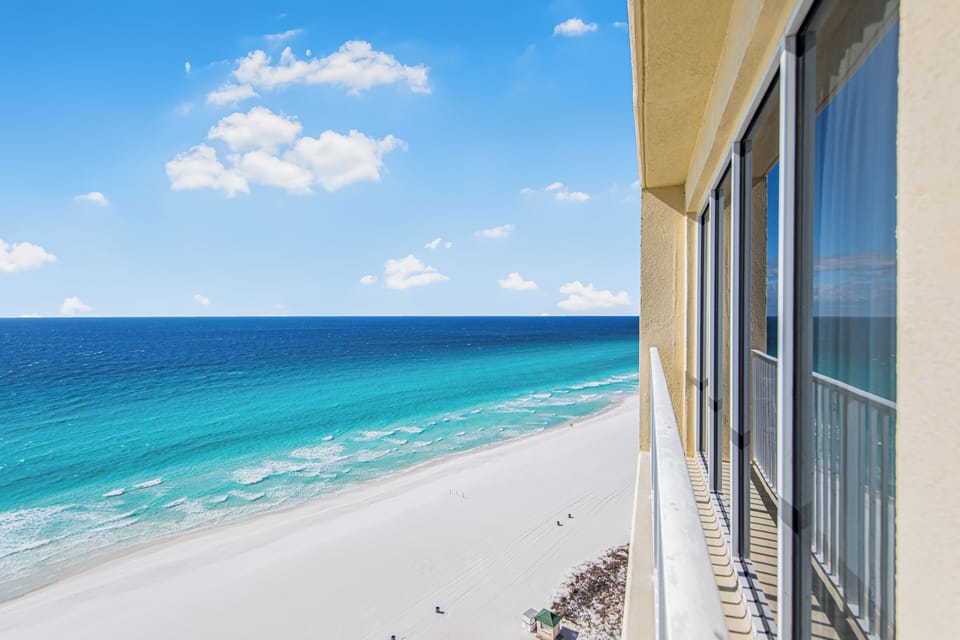 Private balcony.