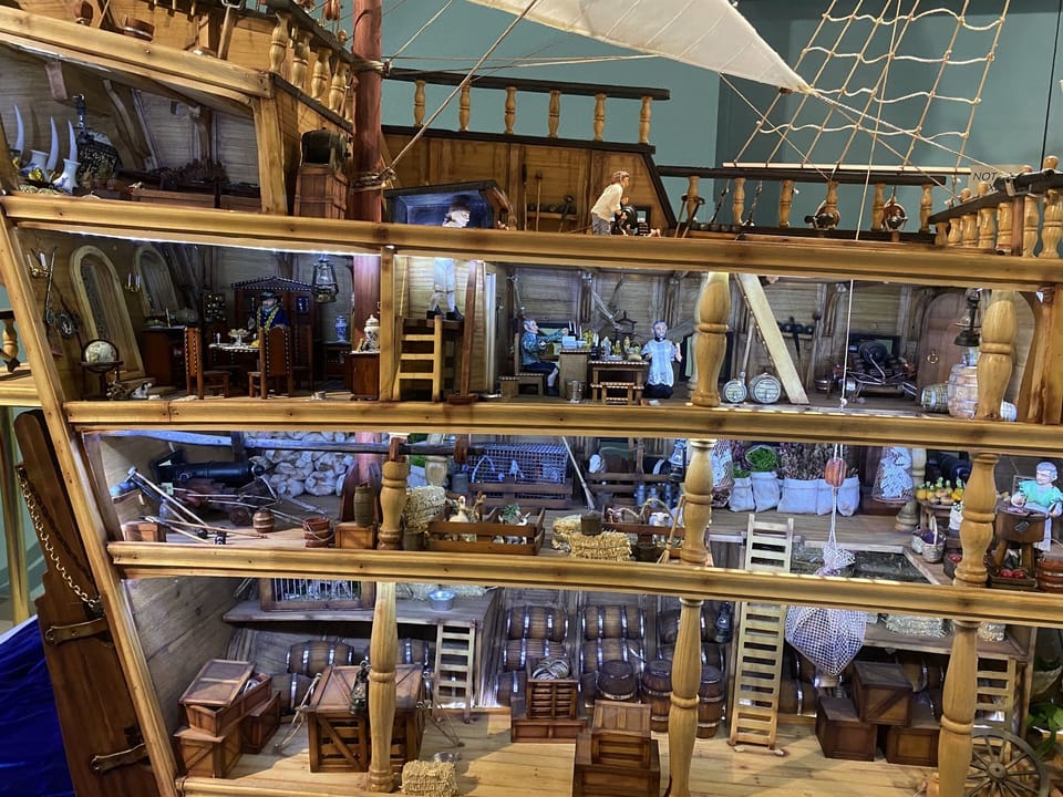 Bandera Natural History Museum - replica of the merchant ships 