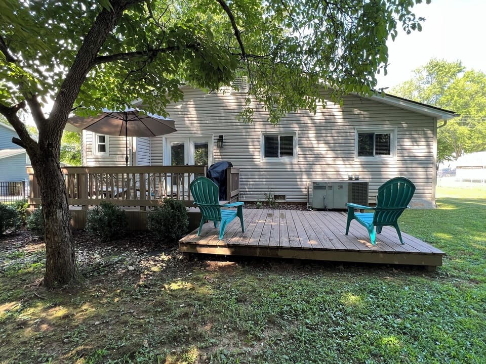 Back of house and patio
