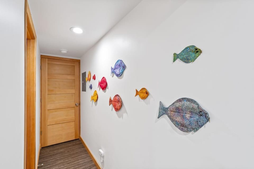 Lower Floor Hallway to Laundry