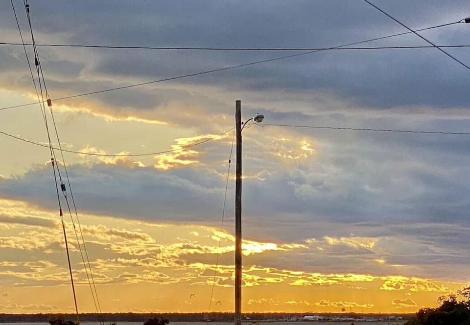 Serene sunsets on the bay