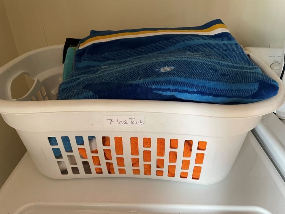 7 Beach towels for the lake.