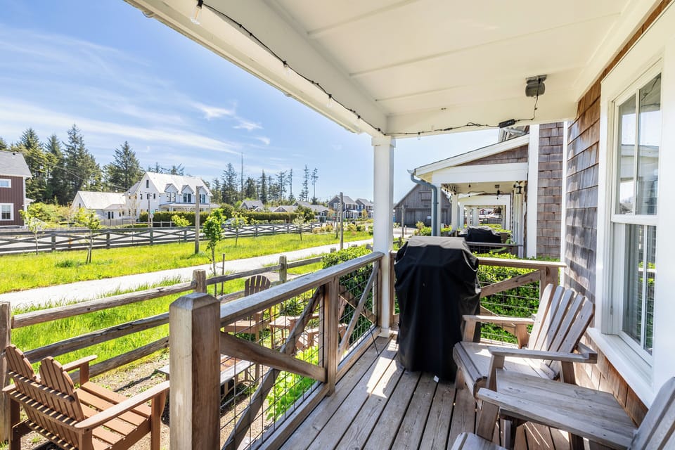Covered front porch