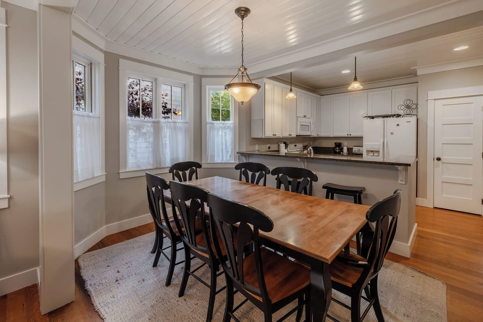 Gather around the dining table for great food and conversation