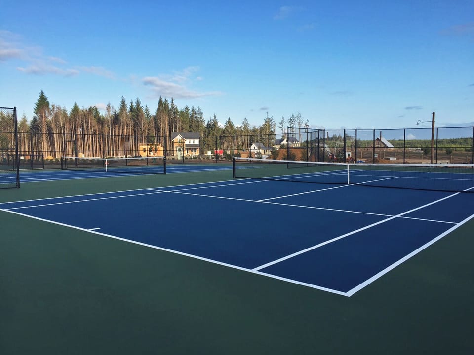 Enjoy a friendly rally or a competitive match on the tennis court