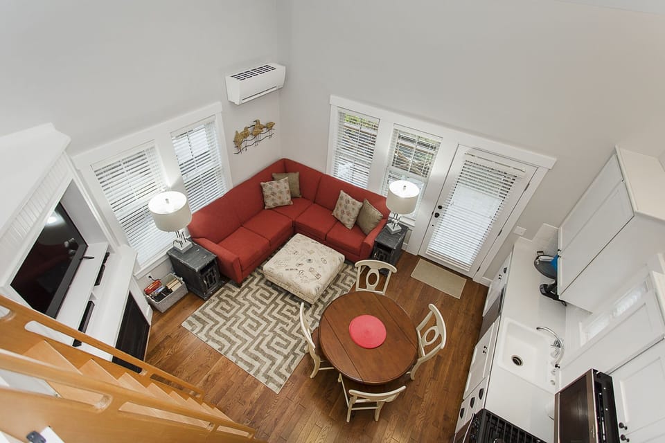 View of main floor from loft