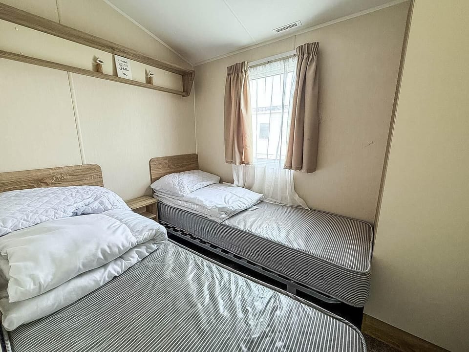 A static caravan with a shower is perfect for a relaxing getaway.