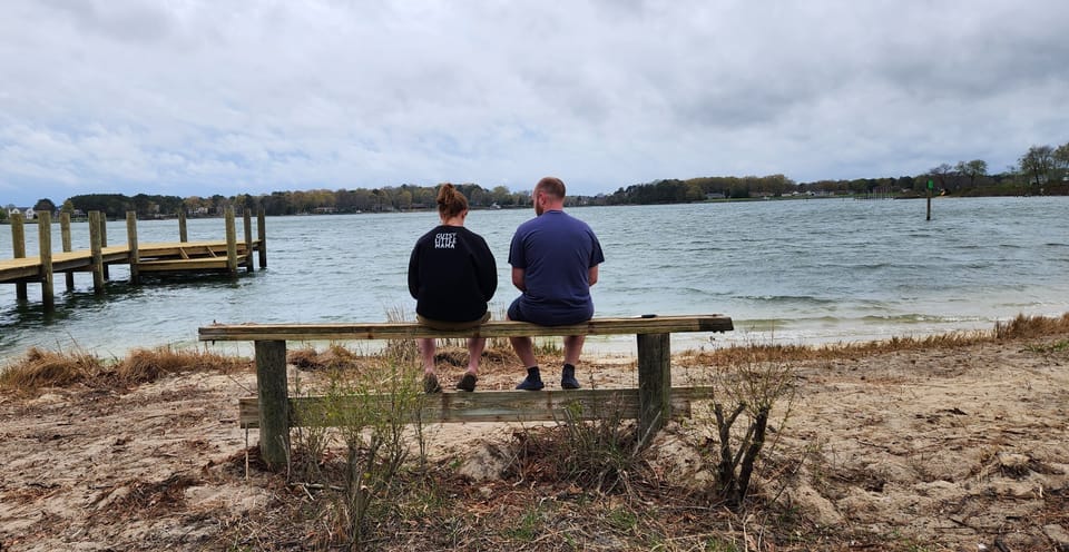 The 'hitching post' is a great place to moor a boat, lean a paddleboard, or sit.