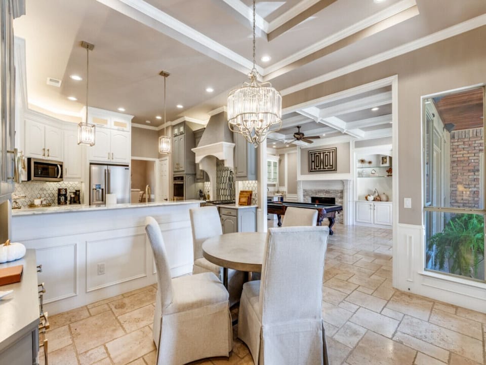 Breakfast area off the kitchen