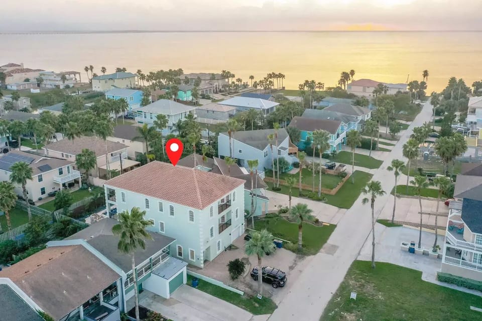 Steps from the beach—watch golden sunsets paint the island sky each evening.
