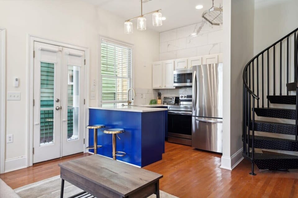 Living Area and Kitchen View