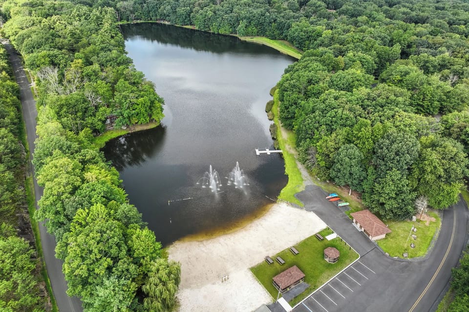 Stay in an amenity-filled gated lake community.