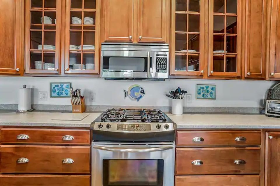 Kitchen appliances detail. 