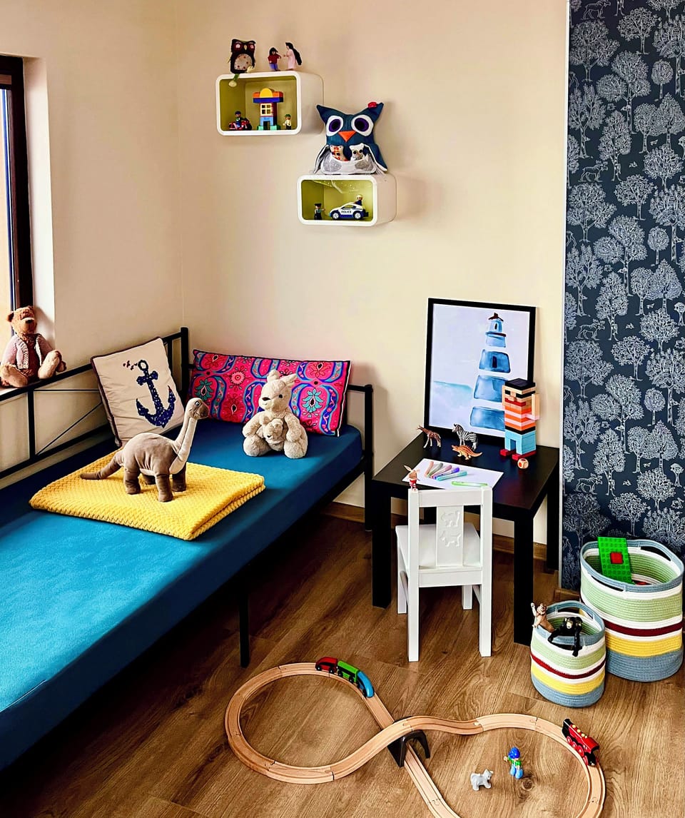 Children's Play Corner with toys and books