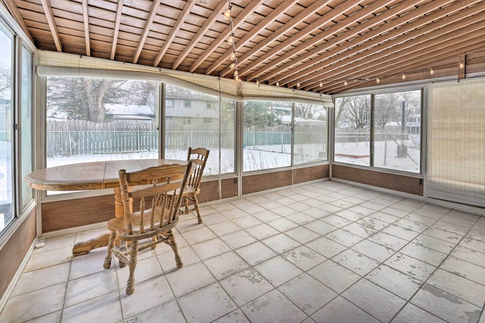 Screened-In Porch | Backyard