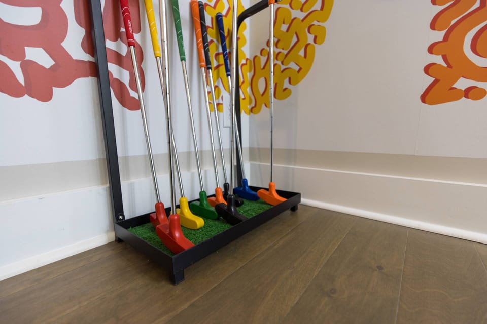 Pick up a putter and get outside on the miniature golf course.  Where else can you find this all in one place?