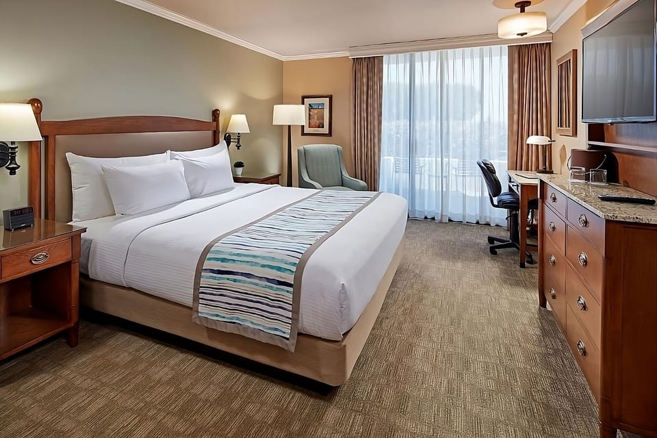 Sink into plush pillows after a day of exploring.