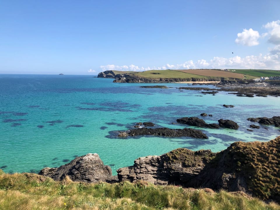Cliff top walks near property offer amazing views.