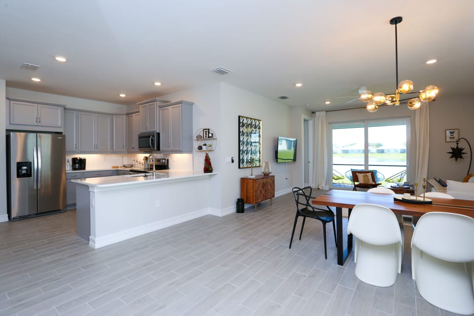 open concept kitchen