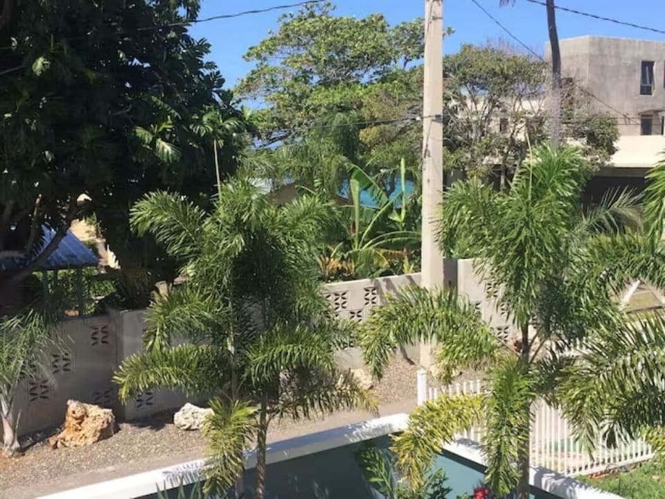 View from deck with slight ocean view. 