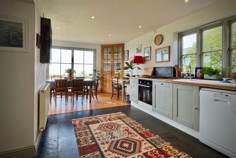 Kitchen and din ing area