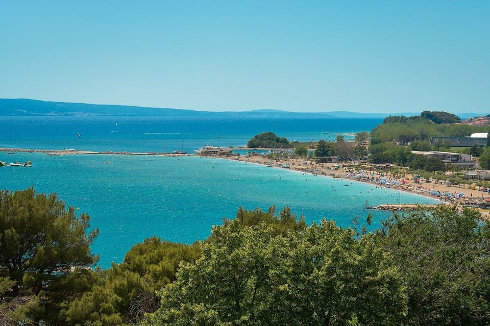 Perfectly located on the 580sqm lot in the center of small Mediterranean town Omiš