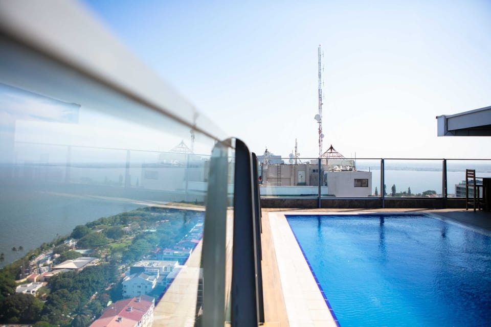 Pool on the rooftop