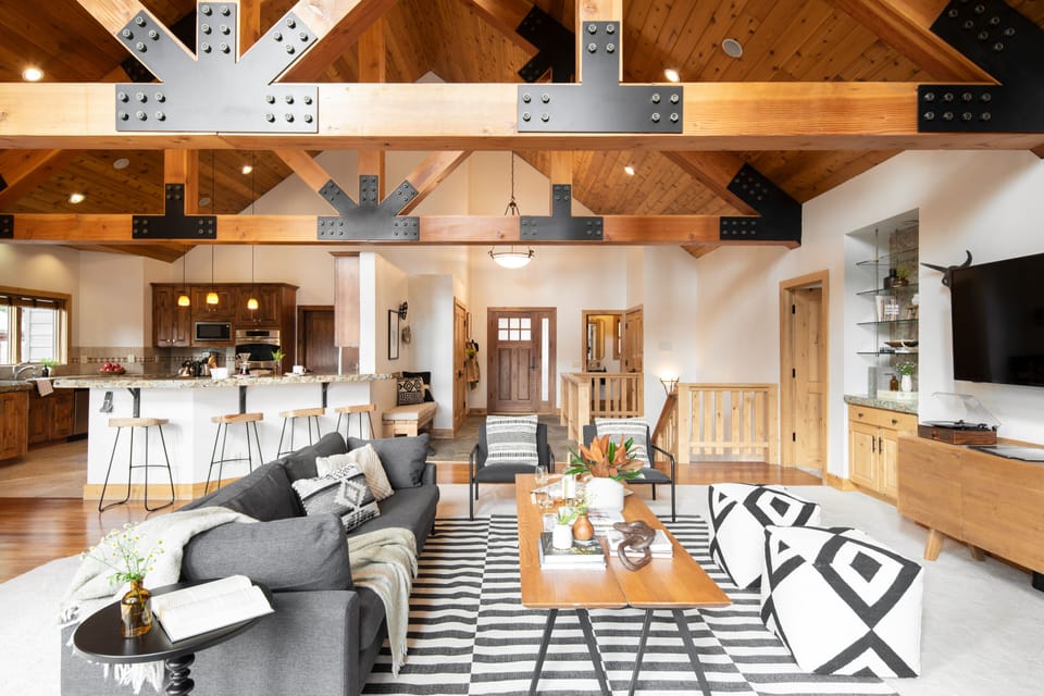 Spacious living area for your guests.