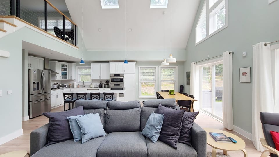 Main living area is open and bright