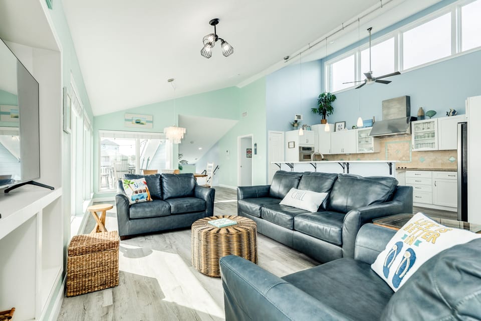 Abundant comfortable seating for everyone in the group