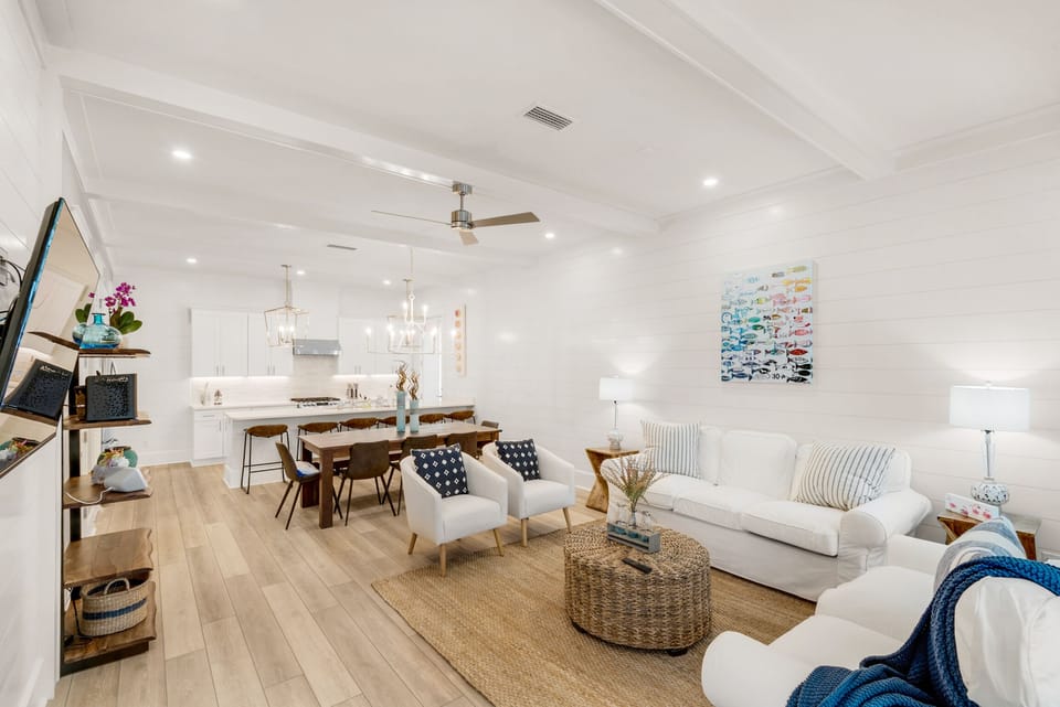 Spacious and open living room