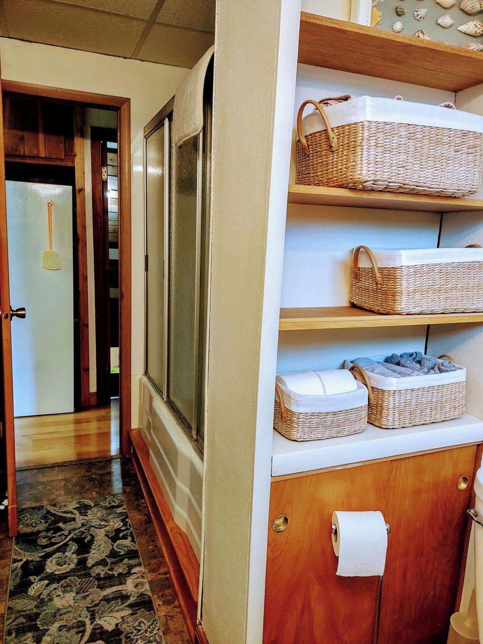 First bathroom off of the kitchen