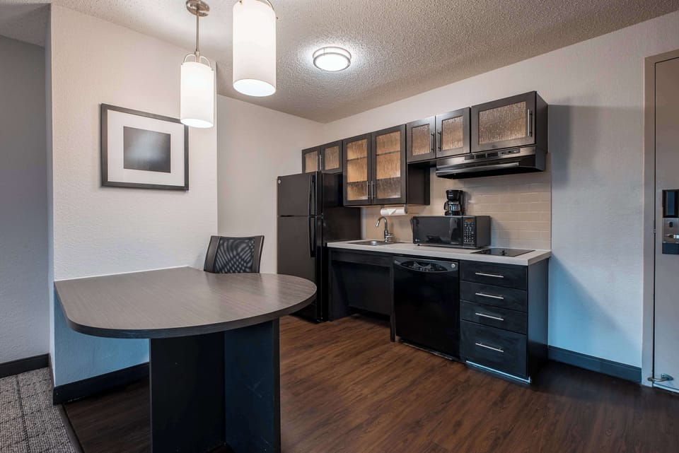 Cook and sip coffee easily in your private kitchenette.