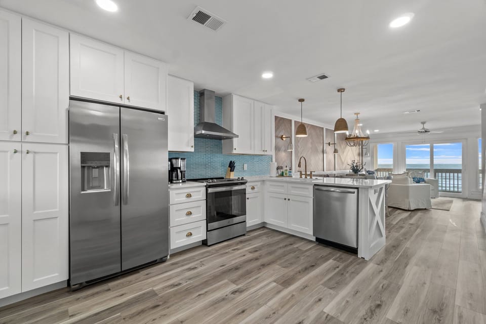 Kitchen is stocked for all your cooking needs