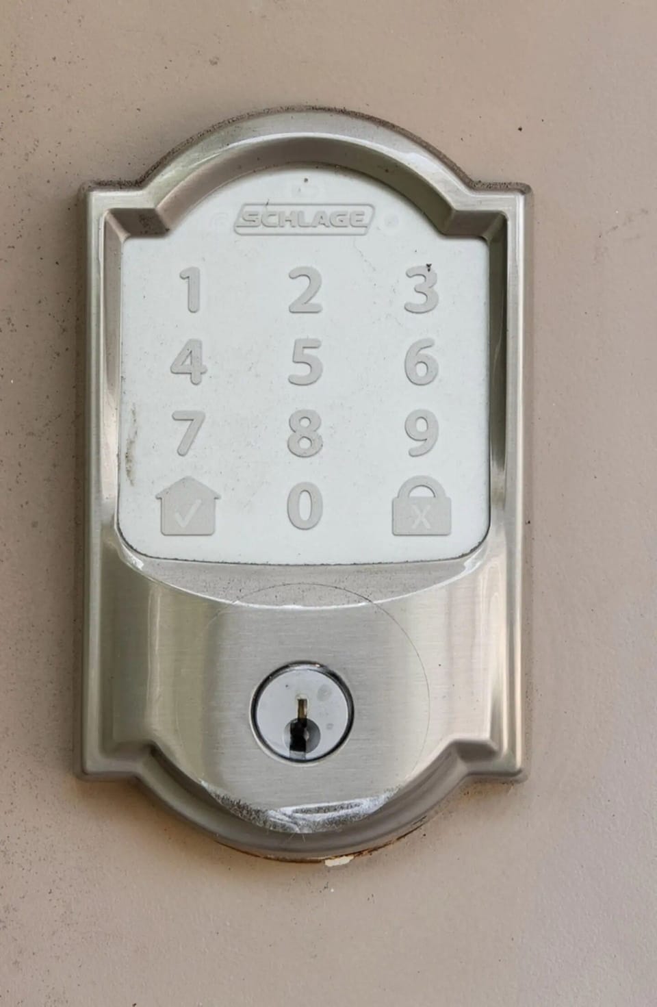 You will be able to access the unit with a code. 