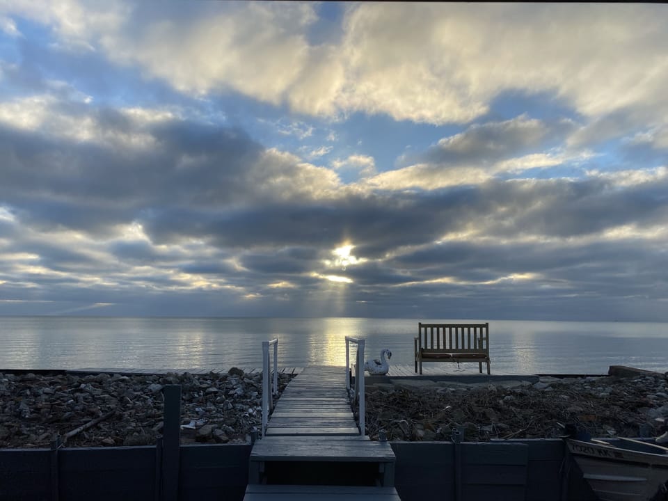 Stunning view even on a cloudy day. 