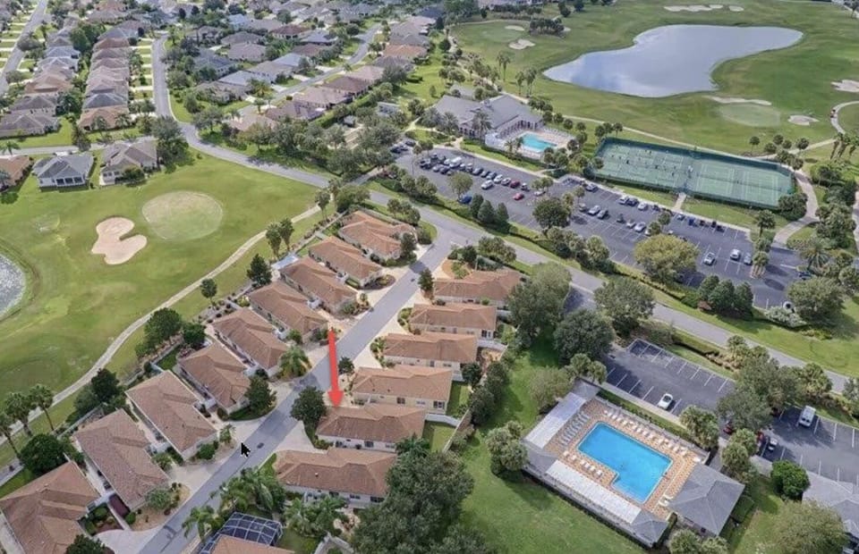 Walking distance to pool and rec center. 2 Golf courses nearby.