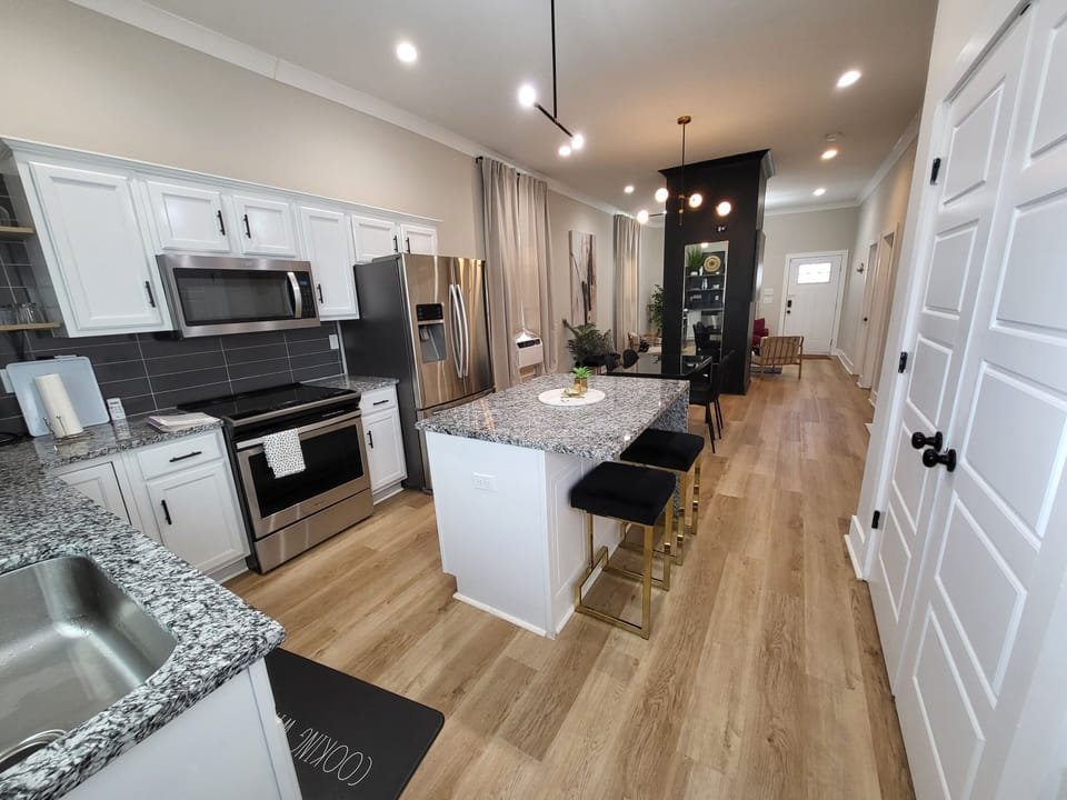 another angle of the kitchen