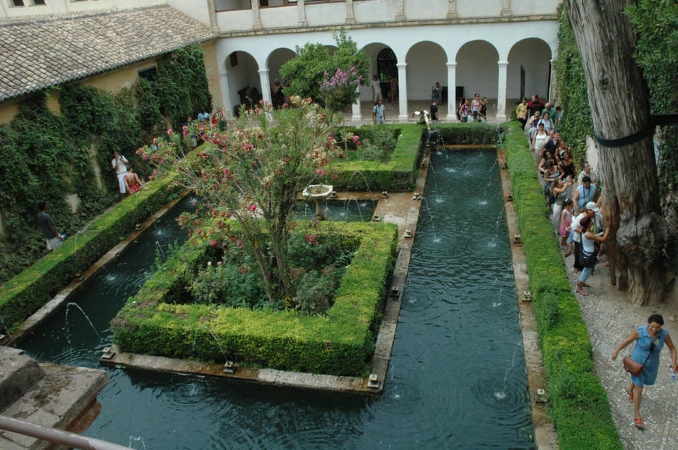 Patio of Machuca, Alhambra, Granada, approx one hour drive from Cortijos.