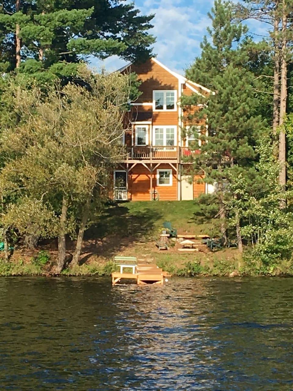 View of house from the Lake
