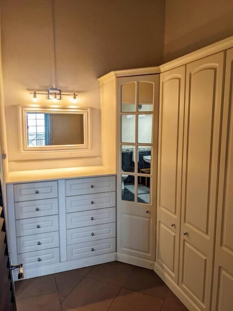 Lots of storage for the Master Bedroom in the Dressing Room.