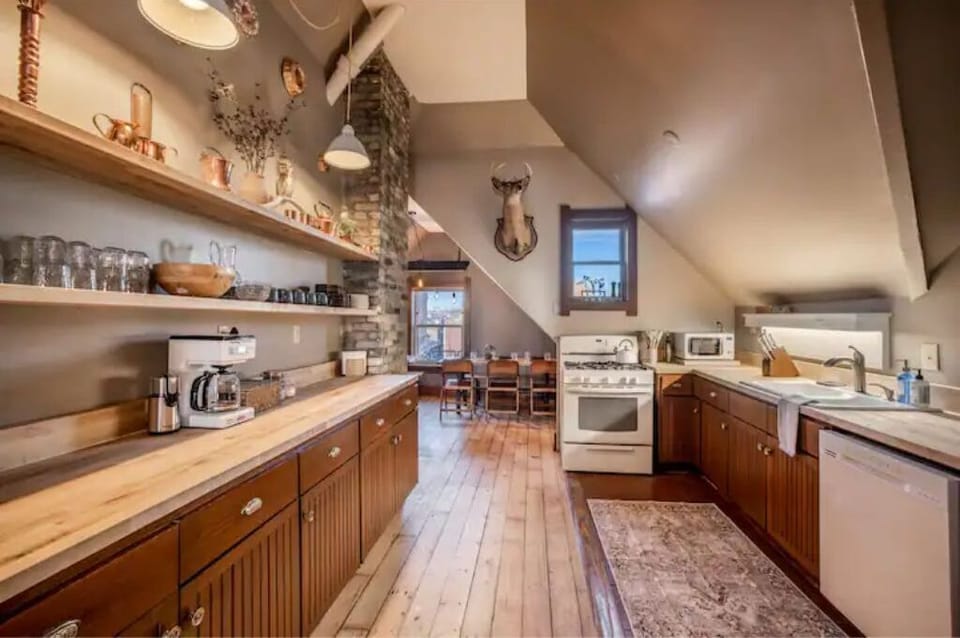 Cook and gather in a fully equipped kitchen in Milwaukee’s arts district